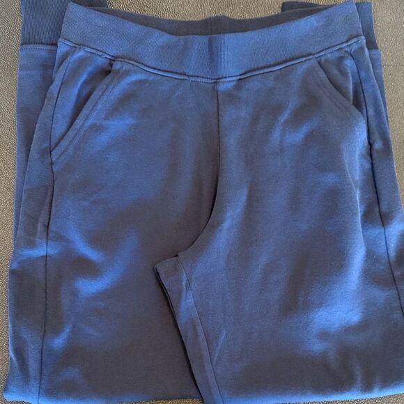 Pact Navy Blue Women's Airplane Jogger Pants size medium - Picture 4 of 9